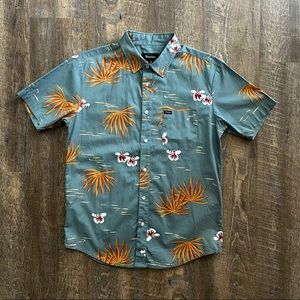 Brixton Mens Floral Design button up Size (small)